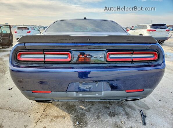 2C3CDZAG7GH263498 2016 DODGE CHALLENGER Blue Rear view