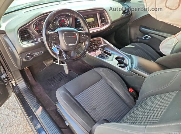 2C3CDZAG7GH337079 2016 DODGE CHALLENGER Black წინა პანელის ხედი