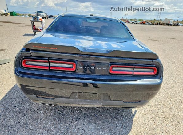 2C3CDZAG7GH337079 2016 DODGE CHALLENGER Black უკანა ხედი