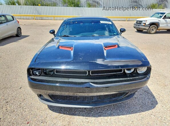 2C3CDZAG7GH337079 2016 DODGE CHALLENGER Black წინა ხედი
