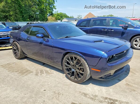 2C3CDZAG7GH344923 2016 DODGE CHALLENGER Blue Delantero derecho