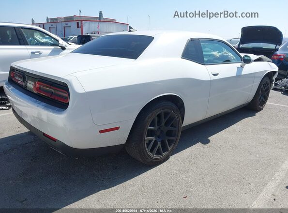 2C3CDZAG7GH354027 2016 DODGE CHALLENGER White უკანა მარჯვენა