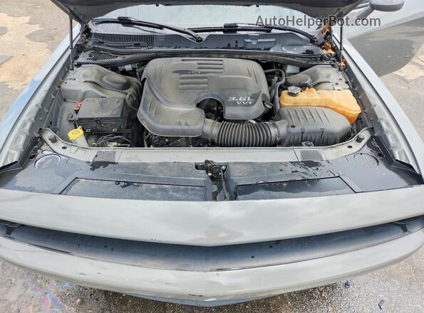 2C3CDZAG7HH536280 2017 DODGE CHALLENGER Gray ძრავის განყოფილების ხედი