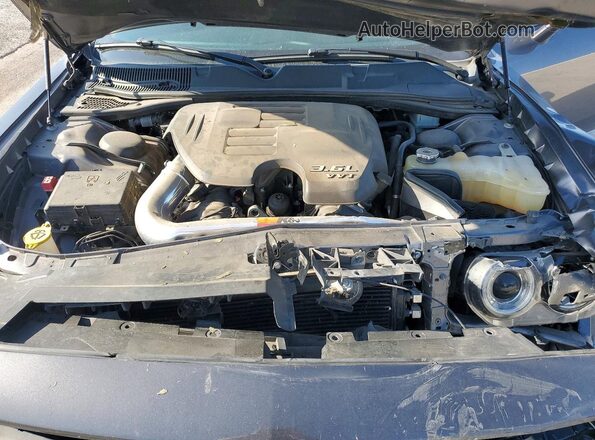 2C3CDZAG7HH665913 2017 DODGE CHALLENGER Gray Widok wnętrza z tyłu