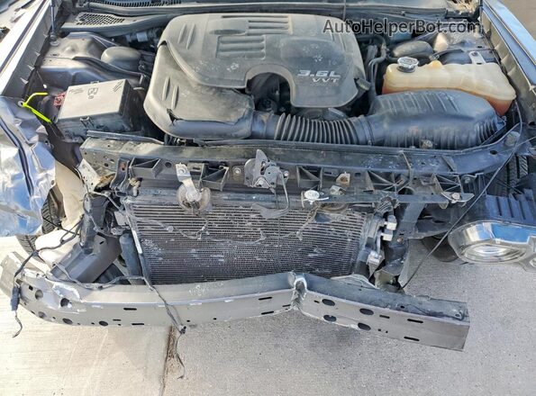 2C3CDZAG7JH215152 2018 DODGE CHALLENGER Charcoal Սալոնի հետևի տեսք