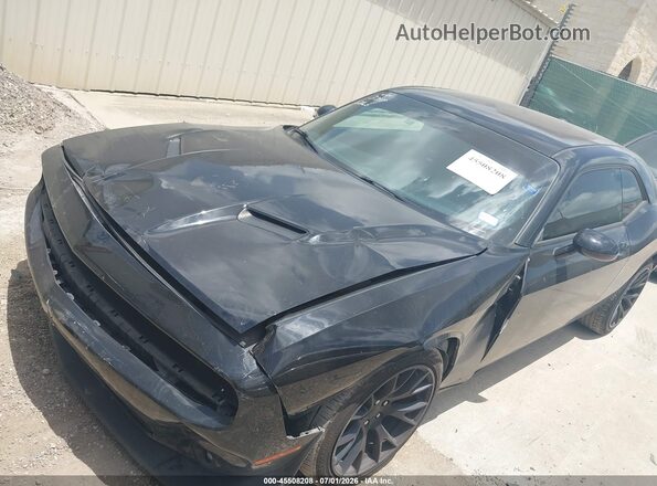 2C3CDZAG7KH587169 2019 DODGE CHALLENGER Black Առջևի ձախ երեք քառորդ տեսարան