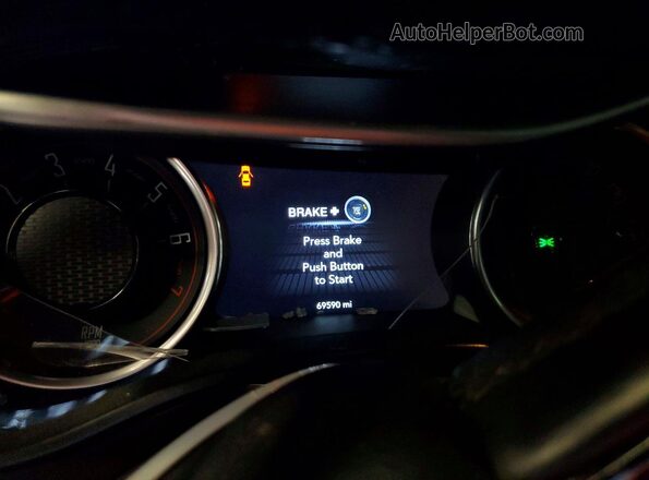 2C3CDZAG7KH672030 2019 DODGE CHALLENGER Black Instrument cluster view