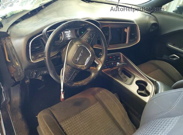 2C3CDZAG7KH672030 2019 DODGE CHALLENGER Black Dashboard view