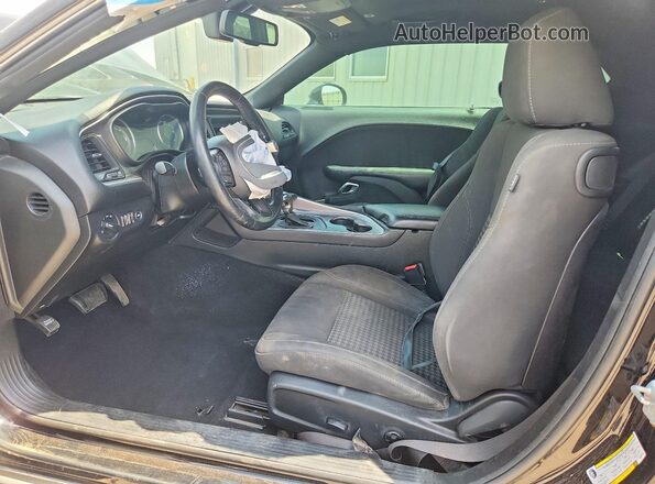 2C3CDZAG7KH687613 2019 DODGE CHALLENGER Black Вид салону спереду