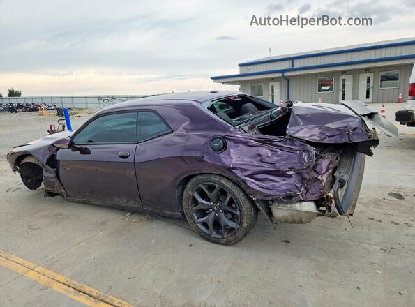 2C3CDZAG7LH235887 2020 DODGE CHALLENGER Purple Trasero izquierdo