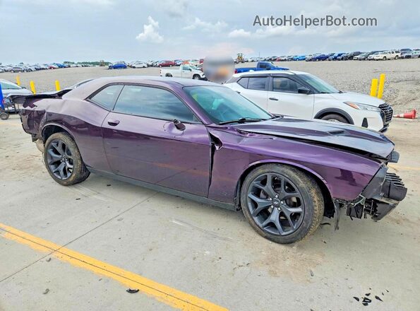 2C3CDZAG7LH235887 2020 DODGE CHALLENGER Purple Delantero derecho