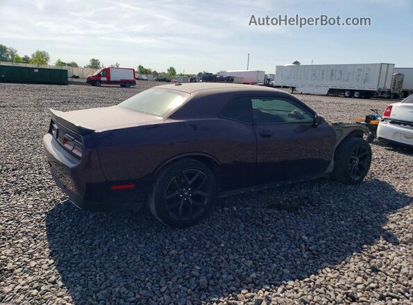2C3CDZAG7NH122525 2022 DODGE CHALLENGER Purple Задня права чверть