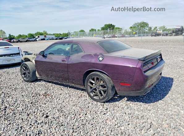 2C3CDZAG7NH122525 2022 DODGE CHALLENGER Purple Задня ліва чверть