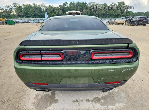 2C3CDZAG7NH211740 2022 DODGE CHALLENGER Green Vista trasera