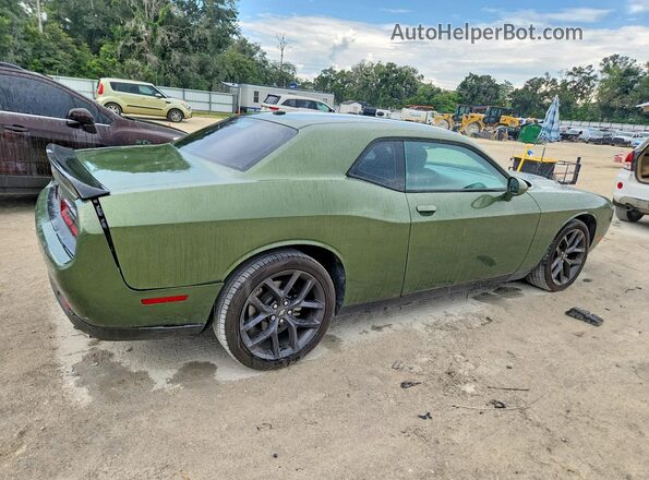2C3CDZAG7NH211740 2022 DODGE CHALLENGER Green Trasero derecho