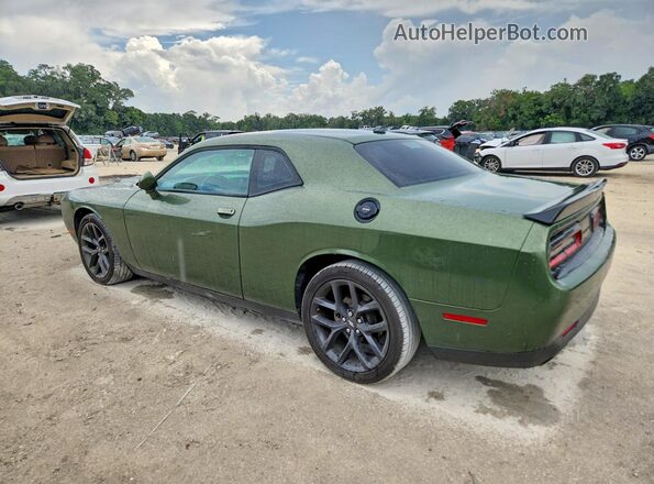 2C3CDZAG7NH211740 2022 DODGE CHALLENGER Green Trasero izquierdo