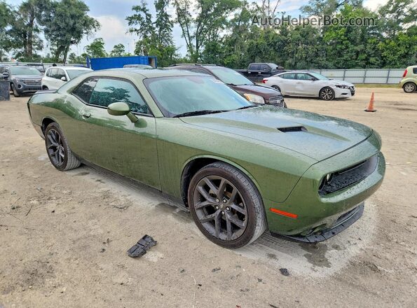 2C3CDZAG7NH211740 2022 DODGE CHALLENGER Green Delantero derecho