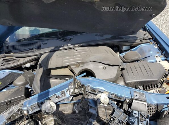 2C3CDZAG7NH257360 2022 DODGE CHALLENGER Blue Rear interior view