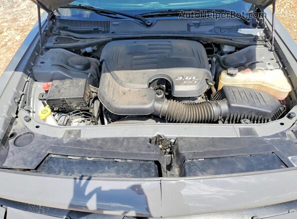 2C3CDZAG7PH586868 2023 DODGE CHALLENGER Gray Rear interior view