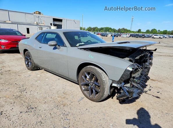 2C3CDZAG7PH695735 2023 DODGE CHALLENGER Серый Передняя правая четверть