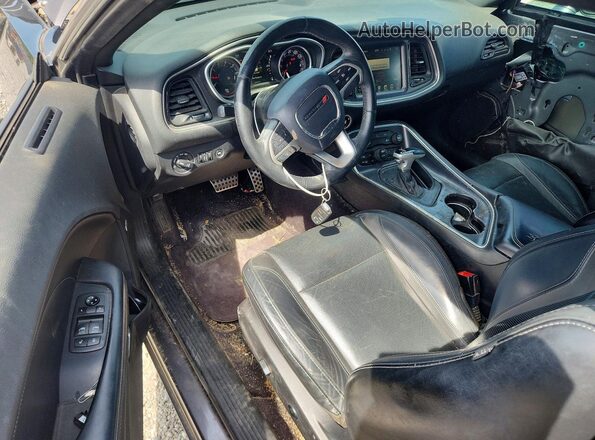 2C3CDZAG8GH240683 2016 DODGE CHALLENGER Black წინა პანელის ხედი