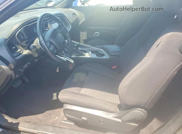 2C3CDZAG8GH279774 2016 DODGE CHALLENGER Black Vista interior delantera