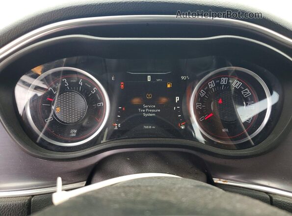 2C3CDZAG8GH280147 2016 DODGE CHALLENGER Серый Вид щитка приборов