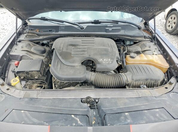 2C3CDZAG8GH280147 2016 DODGE CHALLENGER Серый Вид задней части салона