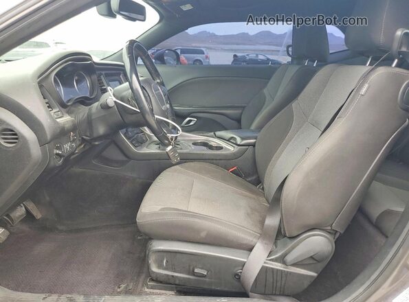 2C3CDZAG8GH280147 2016 DODGE CHALLENGER Серый Вид салона спереди