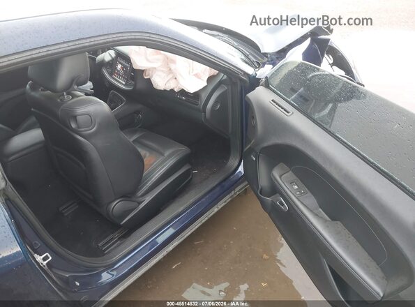 2C3CDZAG8HH501246 2017 DODGE CHALLENGER Blue Вид салону спереду