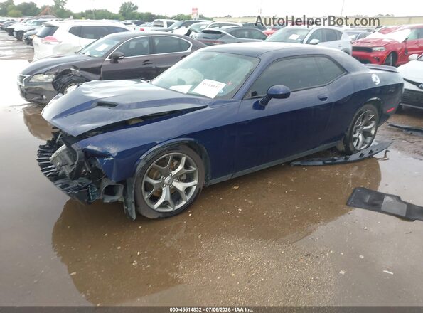 2C3CDZAG8HH501246 2017 DODGE CHALLENGER Blue Передня ліва чверть