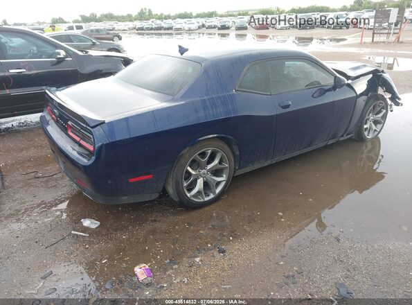 2C3CDZAG8HH501246 2017 DODGE CHALLENGER Blue Задня права чверть