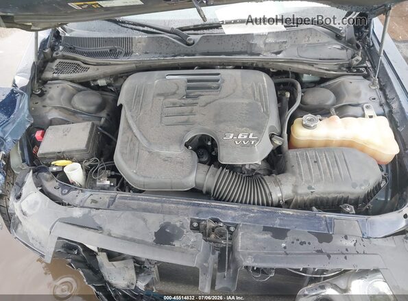 2C3CDZAG8HH501246 2017 DODGE CHALLENGER Blue Вид ззаду