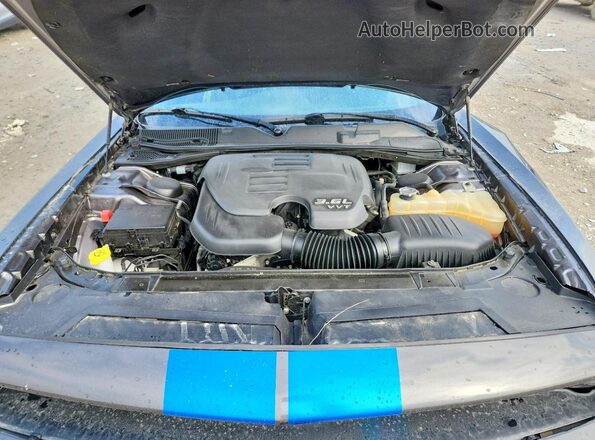 2C3CDZAG8HH614601 2017 DODGE CHALLENGER Gray Rear interior view