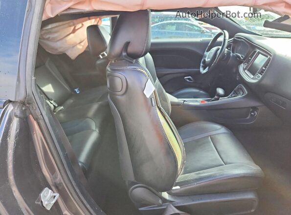 2C3CDZAG8HH614601 2017 DODGE CHALLENGER Gray Rear seats view