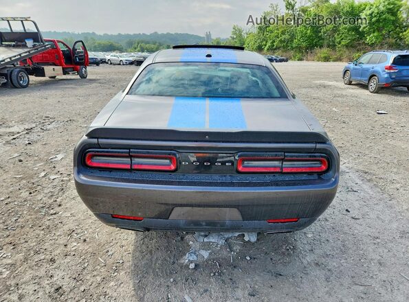 2C3CDZAG8HH614601 2017 DODGE CHALLENGER Gray Rear view
