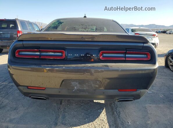 2C3CDZAG8JH112516 2018 DODGE CHALLENGER Gray Вид ззаду