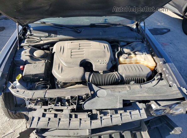 2C3CDZAG8JH112516 2018 DODGE CHALLENGER Gray Вид задньої частини салону