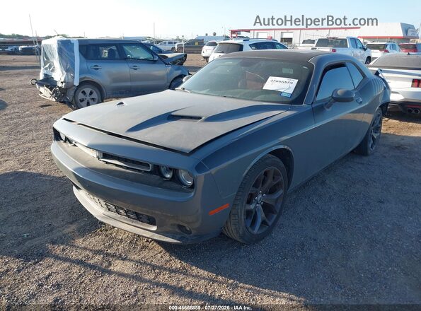 2C3CDZAG8JH183229 2018 DODGE CHALLENGER Gray Передня ліва чверть