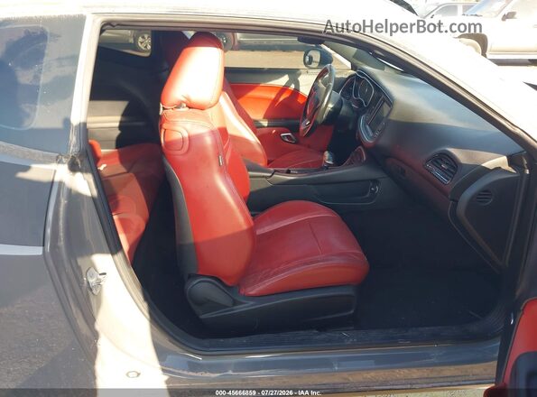 2C3CDZAG8JH183229 2018 DODGE CHALLENGER Gray Вид салону спереду