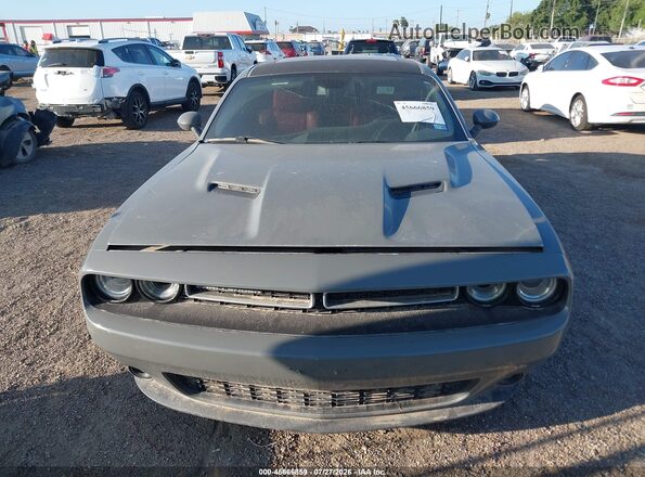2C3CDZAG8JH183229 2018 DODGE CHALLENGER Gray Вид задньої частини салону