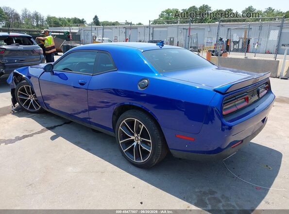 2C3CDZAG8JH231764 2018 DODGE CHALLENGER Blue უკანა მარცხენა
