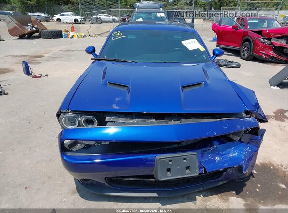 2C3CDZAG8JH231764 2018 DODGE CHALLENGER Blue ხელსაწყოთა პანელის ხედი