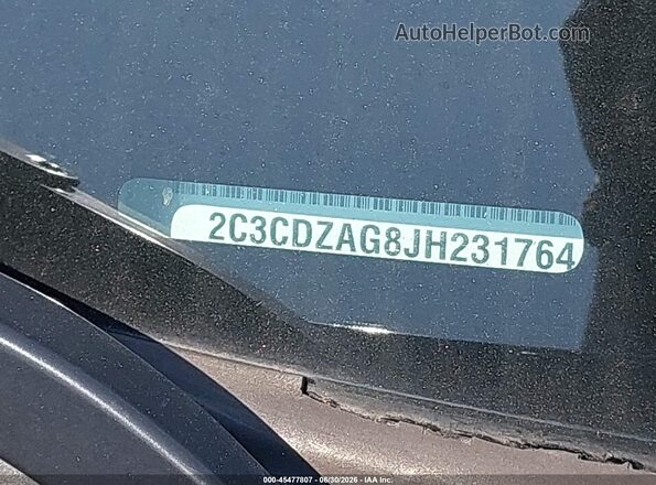 2C3CDZAG8JH231764 2018 DODGE CHALLENGER Blue 