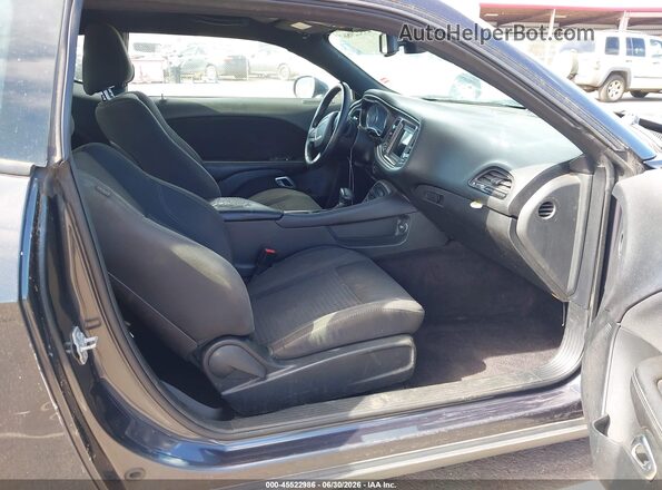 2C3CDZAG8JH237466 2018 DODGE CHALLENGER Black Vista interior delantera