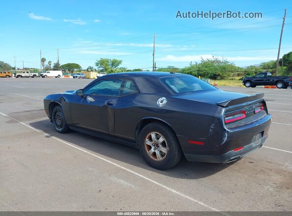 2C3CDZAG8JH237466 2018 DODGE CHALLENGER Black Trasero izquierdo