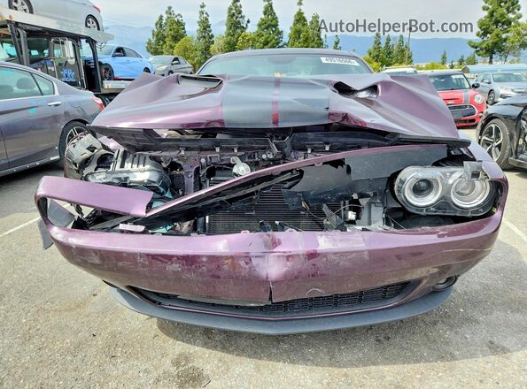2C3CDZAG8NH148275 2022 DODGE CHALLENGER Purple Front view
