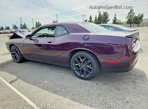 2C3CDZAG8NH148275 2022 DODGE CHALLENGER Purple Rear left