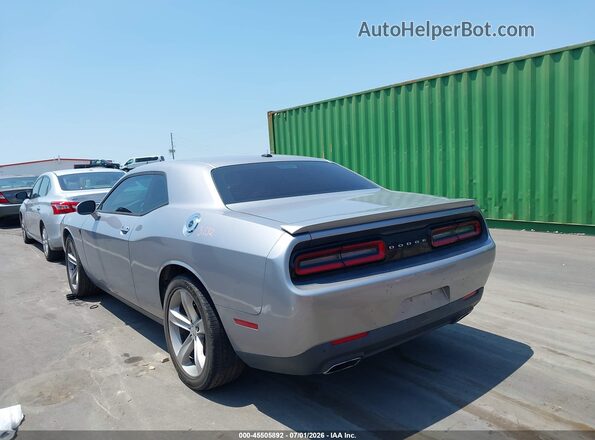 2C3CDZAG9GH166237 2016 DODGE CHALLENGER Silver Trasero izquierdo