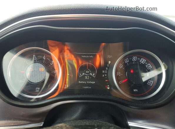 2C3CDZAG9GH257136 2016 DODGE CHALLENGER Silver Вид щитка приладів
